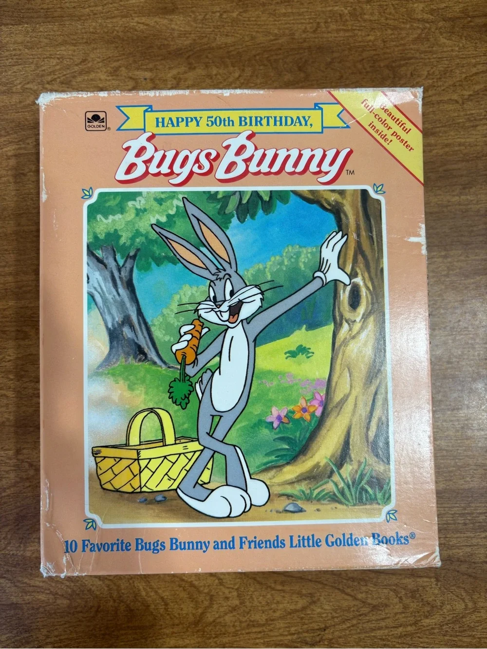 Vintage Little Golden Books Bugs Bunny collection of 9/10 books